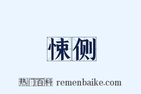 悚侧是什么意思的图片